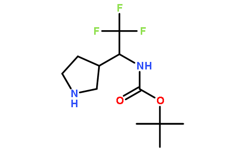 (2,2,2-Trifluoro-1-pyrrolidin-3-yl-ethyl)-carbamic acid tert-butyl ester
