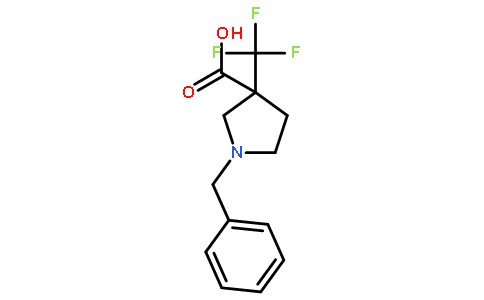 1-Benzyl-3-trifluoromethyl-pyrrolidine-3-carboxylic acid
