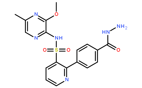 2-(4-(Hydrazinecarbonyl)phenyl)-N-(3-methoxy-5-methylpyrazin-2-yl)pyridine-3-sulfonamide