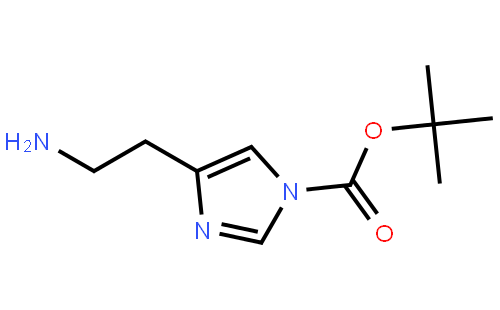 tert-butyl 4-(2-aminoethyl)-1H-imidazole-1-carboxylate