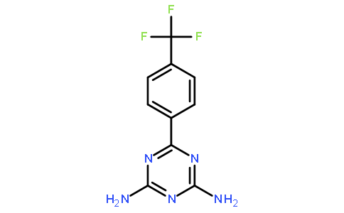 2,4-Diamino-6-[4-(trifluoromethyl)phenyl]-1,3,5-triazine