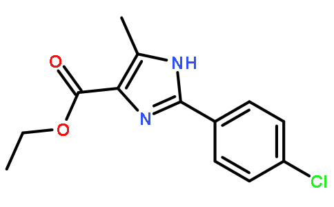 2-(4-CHLOROPHENYL)-5-METHYL-3H-IMIDAZOLE-4-CARBOXYLIC ACID ETHYL ESTER