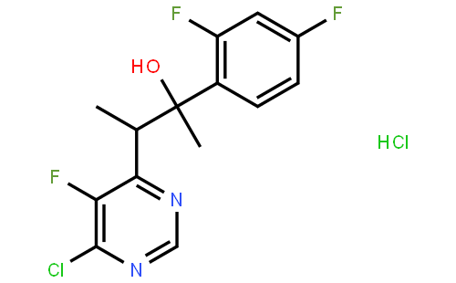 (2R,3S/2S,3R)-3-(6-氯-5-氟嘧啶-4-基)-2-(2,4-二氟苯基)-1-(1H-1,2,4-三唑-1-基)-2-丁醇盐酸盐