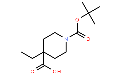 1-叔丁氧羰基-4-乙基-4-哌啶甲酸