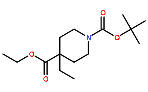 N-BOC-4-乙基-4-哌啶甲酸乙酯