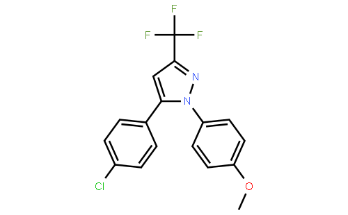 5-(4-Chlorophenyl)-1-(4-methoxyphenyl)-3-(trifluoromethyl)-1h-pyrazole