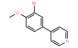 4-(3-溴-4-甲氧基苯基)吡啶