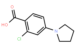 2-氯-4-(1-吡咯烷基)苯甲酸