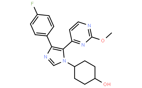 反式-1-(4-羟基环己基)-4-(4-氟苯基)-5-(2-甲氧基嘧啶-4-基)咪唑