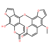 9-羟基-4-[(4-甲氧基-7-氧代-7H-呋喃并[3，2-G][1]苯并吡喃-9-基)氧基]-7H-呋喃并[3，2-G][1]苯并吡喃-7-酮