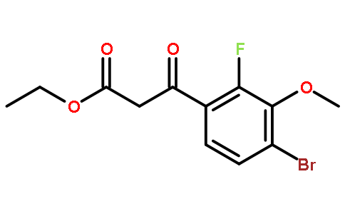 ETHYL 3-(4-BROMO-2-FLUORO-3- METHOXYPHENYL) -3- OXOPROPANOATE