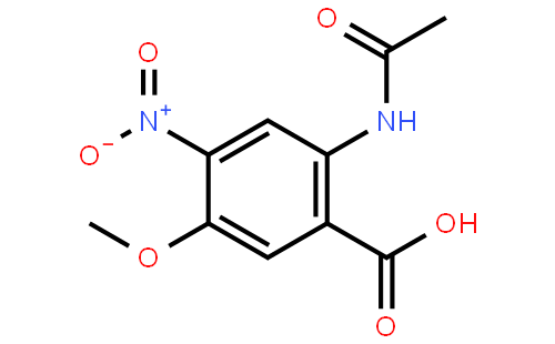 2-乙酰氨基-5-甲氧基-4-硝基苯甲酸