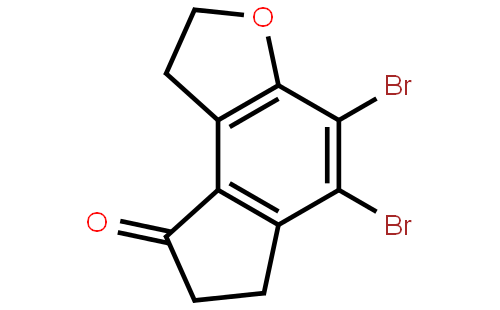 4,5-Dibromo-6,7-dihydro-1H-indeno[5,4-b]furan-8(2H)-one