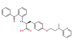 N-(2-Benzoylphenyl)-O-[2-(methyl-2-pyridinylamino)ethyl]-L-tyrosine hydrate