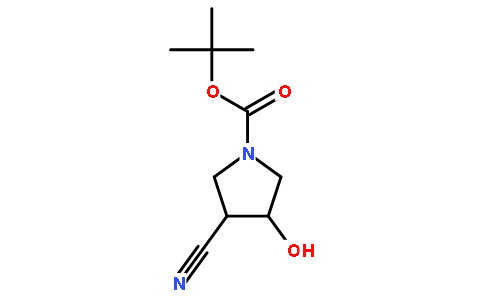 tert-Butyl 3-cyano-4-hydroxypyrrolidine-1-carboxylate