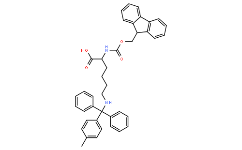 N-Fmoc-N'-(4-甲基三苯甲基)-D-赖氨酸