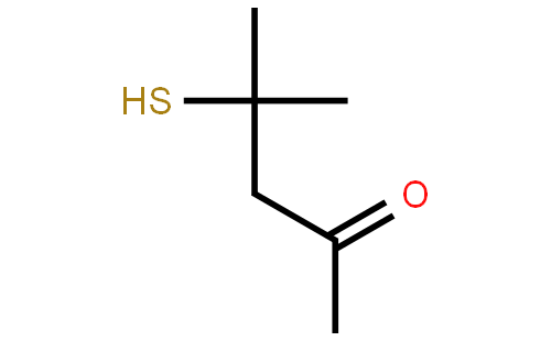 4-巯基-4-甲基-2-戊酮(cas:19872-52-7 结构式图片