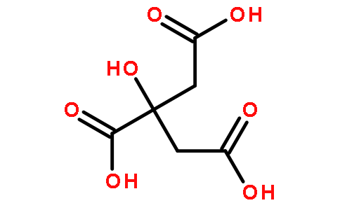 柠檬酸镁(cas:144-23-0 结构式图片