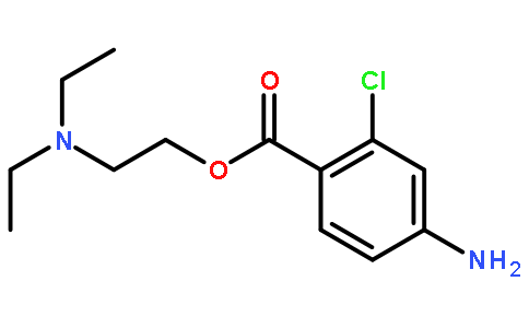 氯普鲁卡因结构式,氯普鲁卡因化学式 – 960化工网