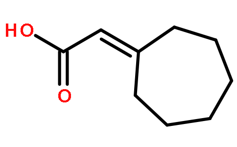 2-cycloheptylideneacetic acid