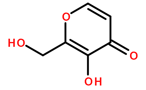 4H-Pyran-4-one, 3-hydroxy-2-(hydroxymethyl)-