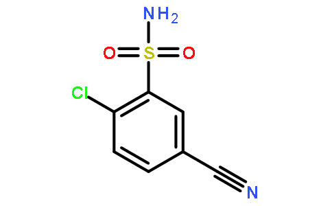 4-chloro-3-sulfamoylbenzonitrile