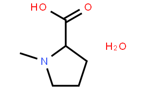 N-甲基-L-脯氨酸，一水合物