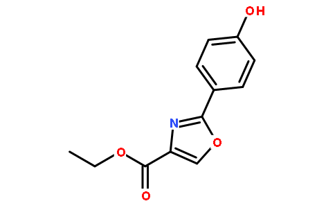 2-(4'-羟基苯基)-1,3-恶唑-4-羧酸乙酯
