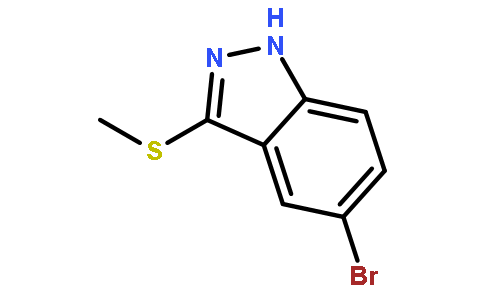 5-Bromo-3-(methylthio)-1H-indazole