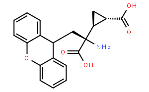 (2S)-2-AMINO-2-[(1S,2S)-2-CARBOXYCYCLOPROP-1-YL]-3-(XANTH-9-YL) PROPANOIC ACID