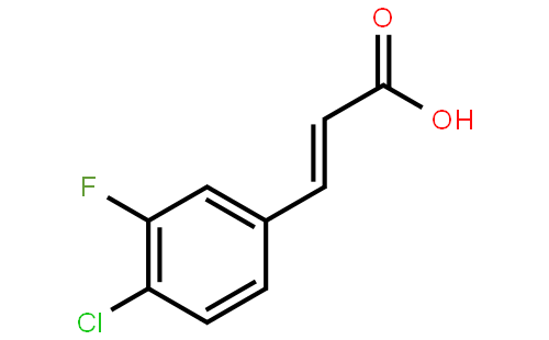(2E)-3-(4-chloro-3-fluorophenyl)prop-2-enoic acid