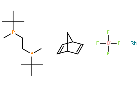 (S,S)-1,2-Bis[(tert-butyl)methylphosphino]ethane[η-(2,5-norbornadiene)]rhodium(I) Tetrafluoroborate