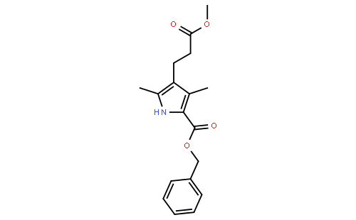 5-(苄氧羰基)-2,4-二甲基吡咯-3-丙酸甲酯