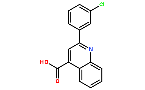 2-(3-CHLOROPHENYL)-4-QUINOLINECARBOXYLIC ACID