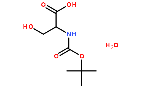 N-叔丁氧羰基-L-丝氨酸水合物