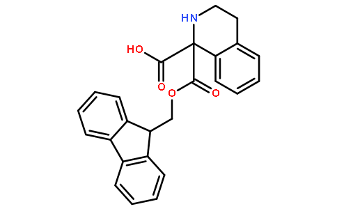 (R)-2-(((9H-Fluoren-9-yl)methoxy)carbonyl)-1,2,3,4-tetrahydroisoquinoline-1-carboxylic acid