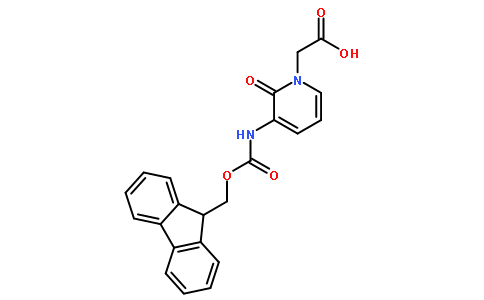 2-(3-((((9H-Fluoren-9-yl)methoxy)carbonyl)amino)-2-oxopyridin-1(2H)-yl)acetic acid