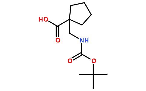 1-(((tert-Butoxycarbonyl)amino)methyl)cyclopentanecarboxylic acid