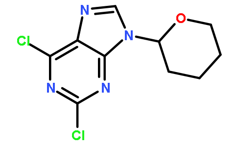 2,6-dichloro-9-(tetrahydro-2H-pyran-2-yl)-9H-purine