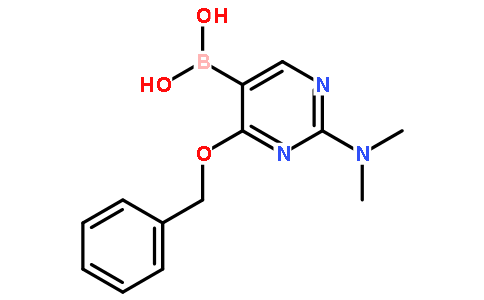 4-苄氧基-2-二甲基氨基-嘧啶-5-硼酸