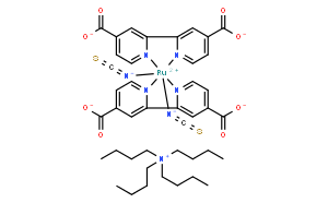 双(四丁基铵)二氢双(异硫氰酸)双(2,2'-联吡啶-4,4'-二羧酸）钌(II)