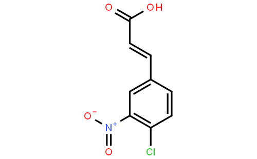 4-氯-3-硝基肉桂酸