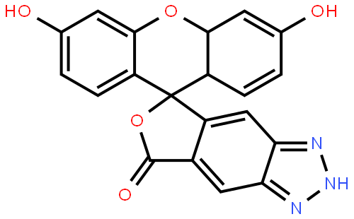 3',6'-dihydroxyspiro[2H-furo[3,4-f]benzotriazole-7,9'-4a,9a-dihydroxanthene]-5-one