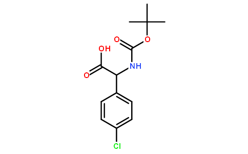 N-Boc-2-(4'-氯苯基)-DL-甘氨酸