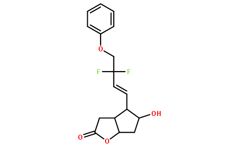 2H-环戊并[b]呋喃-2-酮,4-[(1E)-3,3-二氟-4-苯氧基-1-丁烯-1-基]六氢-5-羟基-, (3aR,4R,5R,6aS)-