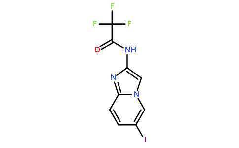 2,2,2-trifluoro-N-(6-iodoH-imidazo[1,2-a]pyridin-2-yl)acetamide