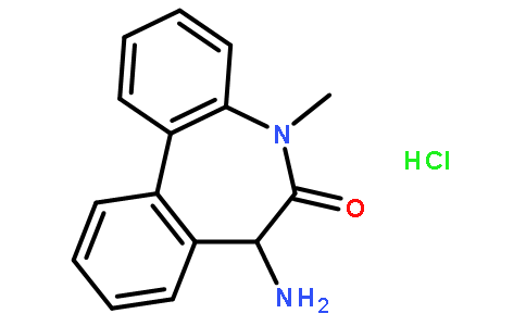 (S)-7-Amino-5-methyl-5,7-dihydro-6h-dibenzo[b,d]azepin-6-one HCl