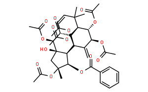 2,5,7,8,9,14-Hexaacetoxy-3-benzoyloxy-15-hydroxy-jatropha-6(17),11E-diene