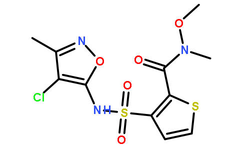 3-(N-(4-Chloro-3-methylisoxazol-5-yl)sulfamoyl)-N-methoxy-N-methylthiophene-2-carboxamide