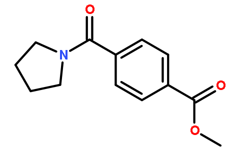 4-(1-PYRROLIDINYLCARBONYL)-,BENZOIC ACID METHYL ESTER